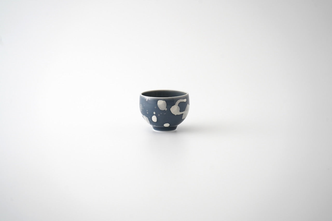 【井上祐希作】釉滴ぐい吞 SUMIGRAY